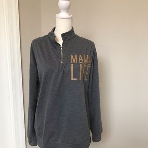 Pullover Mama Life LS size M